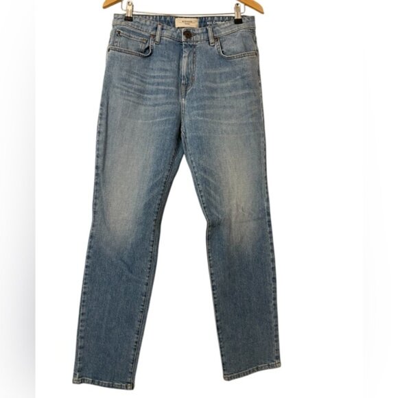 MaxMara Weekend high rise light wash cropped cigarette jean size 12 - Picture 2 of 8